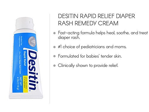 DESITIN Rapid Relief Zinc Oxide Diaper Rash Cream 4 oz - Image 3